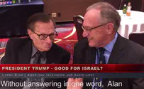 Larry King to Alan Dershowitz: Is Trump good for Israel?
