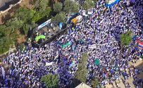 Aerial photos: Jerusalem Day march underway 