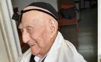'World's oldest man symbolizes the Jewish nation's eternity'