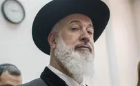 Former Chief Rabbi may become former rabbi