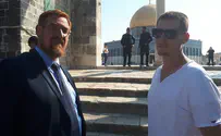 MK Glick ascends Temple Mount in honor of son's wedding