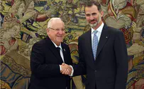 Rivlin in Spain: We hope all conflicts are solved peacefully
