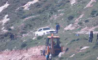 Arabs open illegal road to reach Yitzhar
