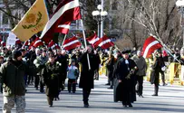 מאות צעדו עם ותיקי האס-אס בלטביה