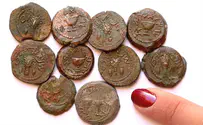Coins from revolt against Romans found near Temple Mount