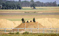 Axe-wielding terrorist shot dead on Gaza border near Kibbutz