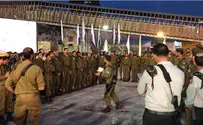 Watch: Haredi soldiers pray at Western Wall