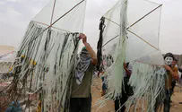 Terror kite from Gaza lands in haredi community