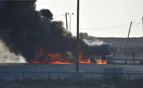Террористы ХАМАС подожгли КПП «Керем Шалом»