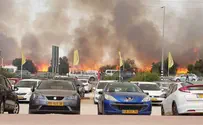 Watch: Huge fire rages in Sderot