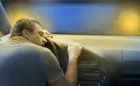 Watch: Driver found asleep at the wheel