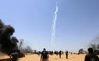 IDF fires at terrorists launching arson balloons