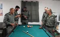 Border Police in Hevron receives new rec room