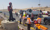 Major car accident near Ma'aleh Adumim
