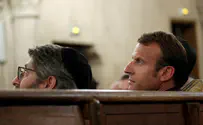 Macron attends pre-Rosh Hashanah ceremony in Paris synagogue