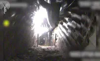 תיעוד: פעילי חיזבאללה בתוך המנהרה