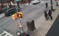 Момент нападения на еврея в Бруклине попал на видео