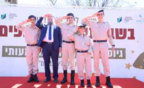 IDF celebrates Purim with heartwarming induction ceremony