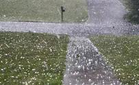 Rain and hail over weekend