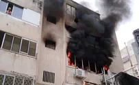 13 נפגעים בשריפה בחיפה