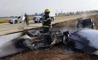 תיעוד: שריפה פרצה במטוס, אין נפגעים