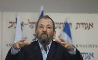 Why did Ehud Barak cover his face?