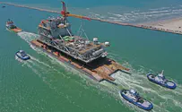 Leviathan natural gas platform on its way to Israel