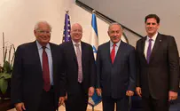 Netanyahu meets with Jason Greenblatt and David Friedman