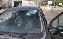 Атака камнеметателей. Ранен израильский водитель