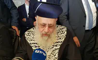 Chief rabbi: 'Form a unity government, without boycotts'