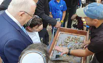 Son of Likud MK Ze'ev Elkin discovers ancient coin