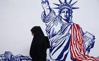 Anti-US murals painted on walls of former embassy in Tehran
