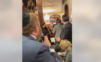 Watch: Protesters crash Yair Netanyahu interview in New York