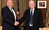 Rivlin, Liberman meet, agree on 'as broad a gov't as possible'