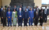 Rivlin meets with ambassadors from African countries to Israel