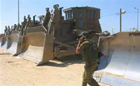 Watch: Army bulldozers collect body of terrorist