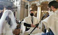 Rome Jews celebrate first Jewish wedding after lockdown