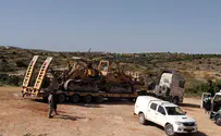 IDF confiscates equipment used in illegal Area C construction