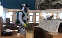 Watch: Disinfecting synagogues before Yom Kippur