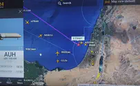 UAE airline flies over Israel en route to Abu Dhabi