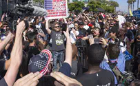 WATCH: Pro-Trump protesters block California road