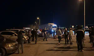 נחסמו משאיות הסיוע במעבר אלנבי