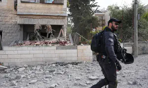 Дом террориста, убившего полицейского, разрушен взрывом