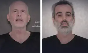 חמאס הפיץ סרטון של שני חטופים