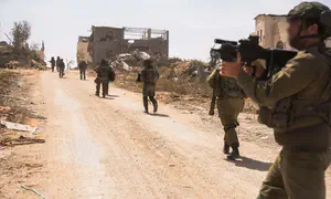 Крупные силы резервистов вошли в сектор Газы. Фото и видео