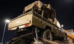 Pickup truck with rocket launchers found at Golani junction