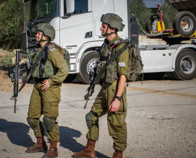 פלסטיני ניסה לפרוץ מחסום - ונעצר