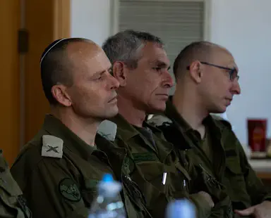 IDF division commanders meet local leaders in northern Israel