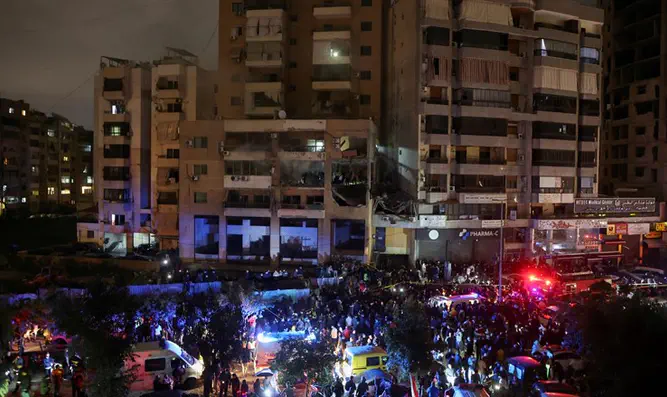 IDF strikes Beirut suburb three times