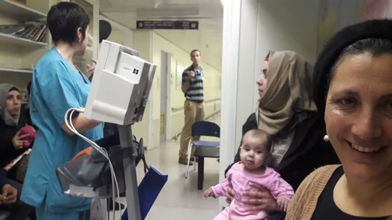 Arab child  awaits 'torture' in Hadassah Hospital